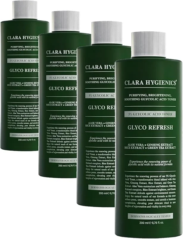 Glyco Refresh Anti-Blemish Toner 200ml Tonik (4 paketi) — Cilt bakımı