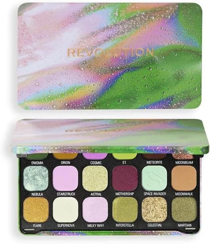 Revolution Forever Flawless Far Paleti Nova Green, Renkli — Makyaj