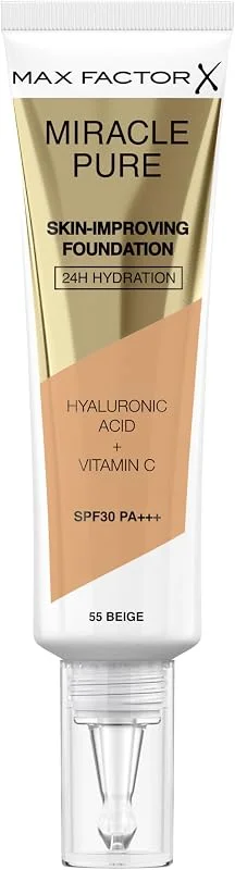 Max Factor Pure Fondöten 55 Beige — Makyaj