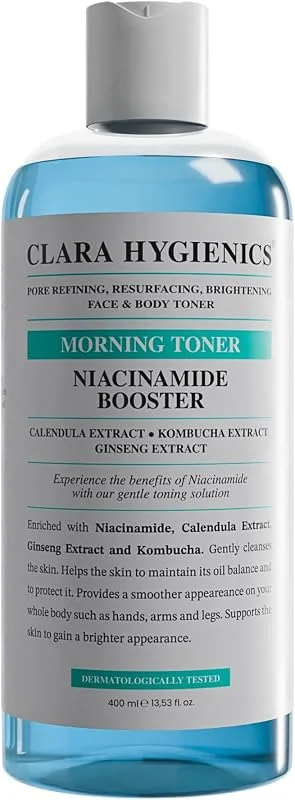 Niacinamide Booster Firming Face and Body Vegan Morning Toner 400ml Tonik — Cilt bakımı
