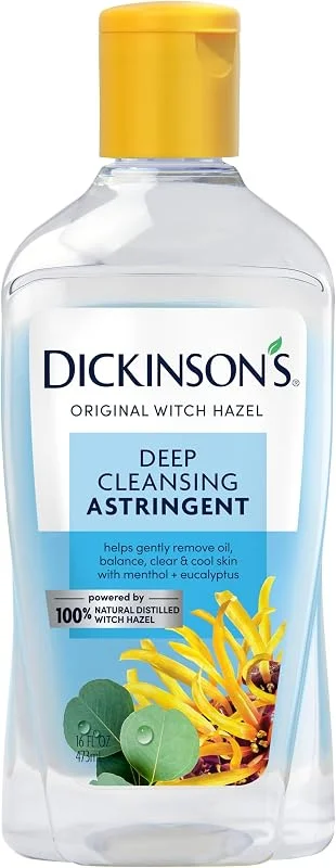 Dickinson's Orijinal Cadı Hazel Derin Temizleme Sıkılaştırıcı, % 100 Doğal Distile Cadı Hazel, Gözenekleri temizler, Safsızlıklar, Makyaj, Fazla Yağ Kaldırır, 16 Fl Oz — Cilt bakımı