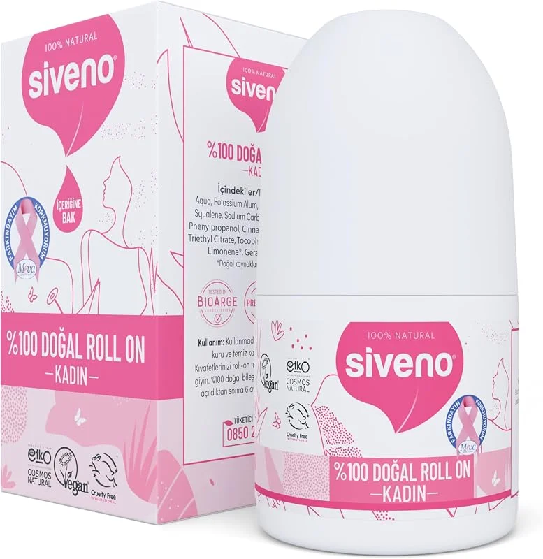Siveno Doğal 50 ml Kadın Roll-On — Cilt bakımı