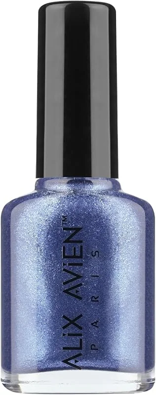 ALIX AVIEN Metalik Mavi Oje 40 - Yüksek Pigmentli Uzun Süreli Kalıcılık Hızlı Kuruma - Nail Lacquer 40 — Makyaj