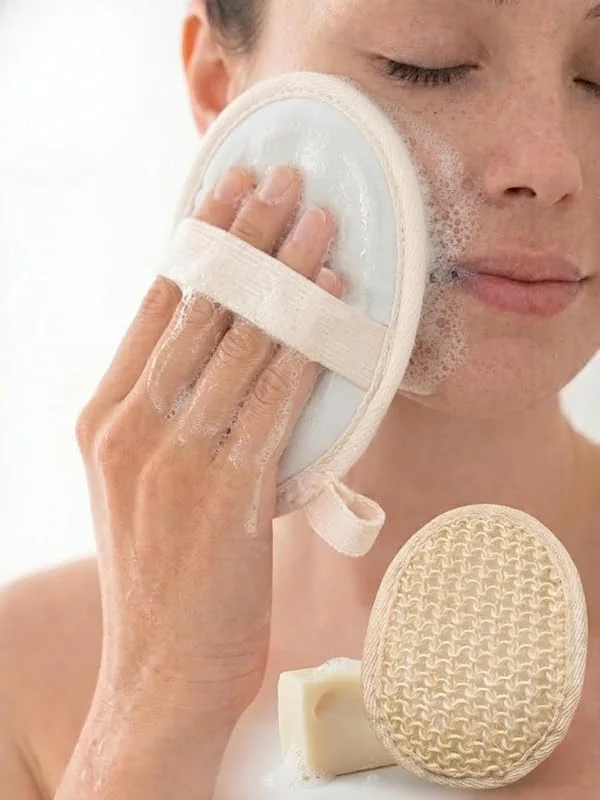 Beylini Sisal Yüz Eldiven Lifi Peeling Cilt Temizleme Banyo Duş Kesesi Ölü Deri Karşıtı Tüm Ciltler İçin — Cilt bakımı