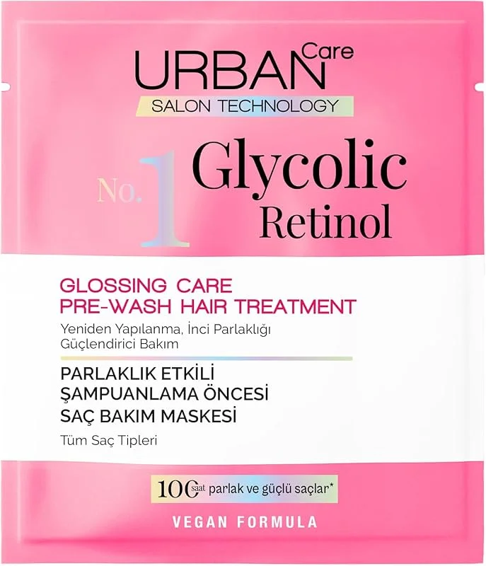 URBAN Care Glycolic Retinol Parlaklık Etkili Duş Öncesi Saç Bakım Maskesi-50ml-Gloss — Cilt bakımı