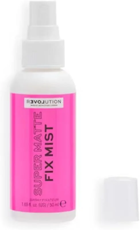 Relove by Revolution Super Matte Fix Sabitleyici Sprey, 50 ml — Makyaj