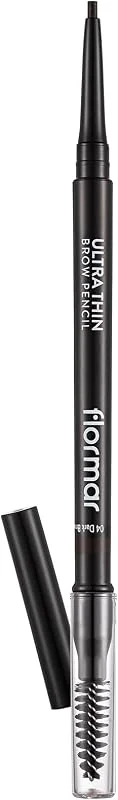 Flormar Kaş Kalemi & Fırçası - Ultra Thin Brow Pencil - 004 Dark Brown - 8690604572137 — Makyaj