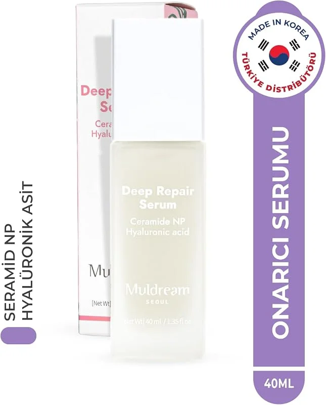 Deep Repair Serum Yoğun Onarıcı ve Nemlendirici Ceramide NP Hyaluronic Acid Serum Kore 40ml — Cilt bakımı