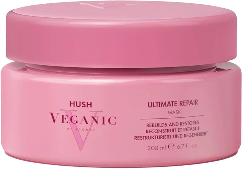 HUSH Veganic Ultimate Repair Yıpranmış Saçlar İçin Onarıcı Maske 200 ml — Saç bakımı