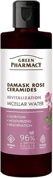 Green Pharmacy Canlandırıcı Yüz Temizleme Misellar Suyu Damask Gülü 200 Ml. — Cilt bakımı