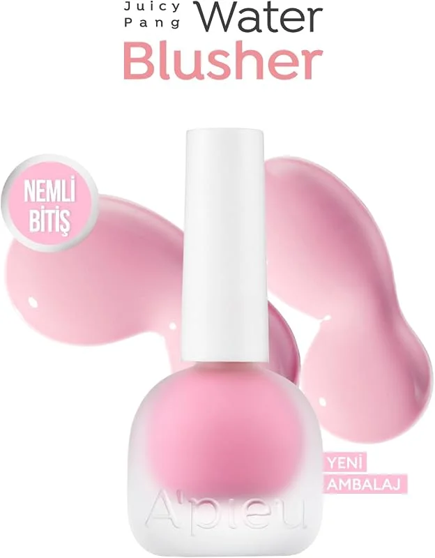 MISSHA Meyve Özlü, Nemli Ve Parlak Bitişli, Doğal Görünümlü Likit Allık Apıeu Juicy-Pang Water Blusher Pk05 — Makyaj