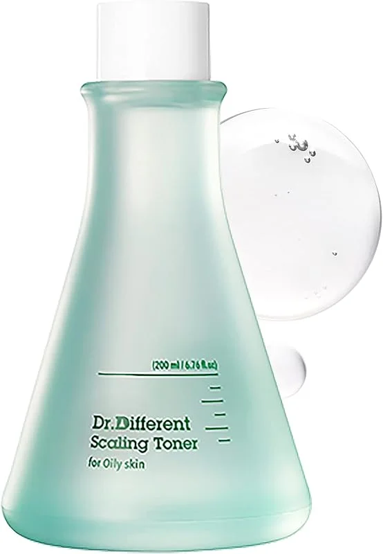 Dr.Different Scaling Toner, AHA, Salisilik Asit ve PHA İçerikli pH Dengeleyici Tonik, Yağlı Ciltler için, 300 ml — Cilt bakımı