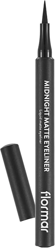 Flormar Mat Likit Kalem Eyeliner (SİYAH) - Midnight Matte Eyeliner - 001 Black - 8690604532292 — Makyaj