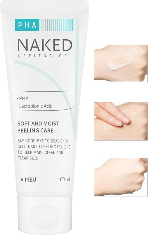 MISSHA Pha İçeren Hassas Ciltler İçin Peeling Jel 100ml APIEU Naked Peeling Gel (PHA) — Cilt bakımı