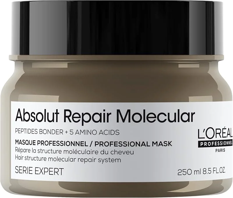 L'Oréal Professionnel Absolut Repair Moleküler Saç Maskesi, Onarım Hasar ve Geri Kazanma Dayanımı, Ekstra Dolaşık Açılma ve Nemlendirme, Peptid Bonder, Aşırı Kuru Yıpranmış Saçlar İçin — Saç bakımı
