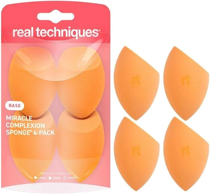 Real Techniques 4'lü Mucize Makyaj Süngeri RT-1553