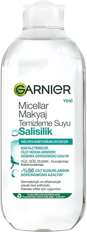 Garnier Salisilik Micellar Makyaj Temizleme Suyu 400ML — Cilt bakımı
