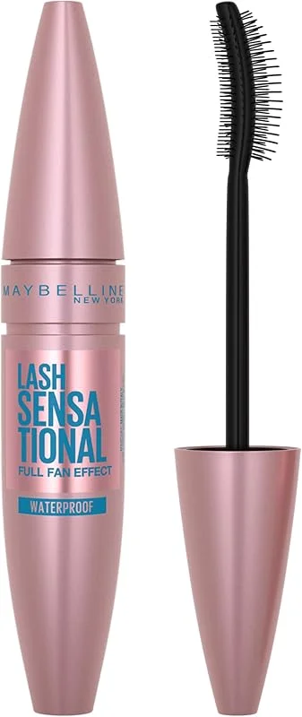 Maybelline New York Lash Sensational Yelpaze Etkili Suya Dayanıklı Siyah Maskara (1 x 9.4 ml) — Makyaj