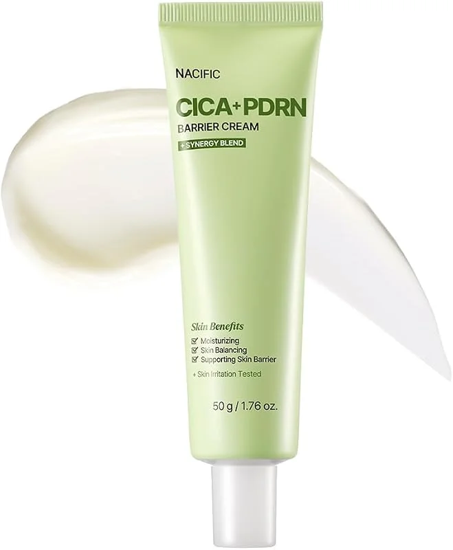 NACIFIC Cica PDRN Barrier Cream 50g, Cilt Bariyeri Onarımı + Nemlendirici, HassasCiltler İçin — Cilt bakımı