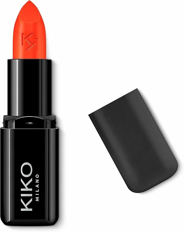 Kiko Milano Ruj - Smart Fusion Lipstick - 413 Red Papaya - İpeksi Parlak Lipstick — Makyaj