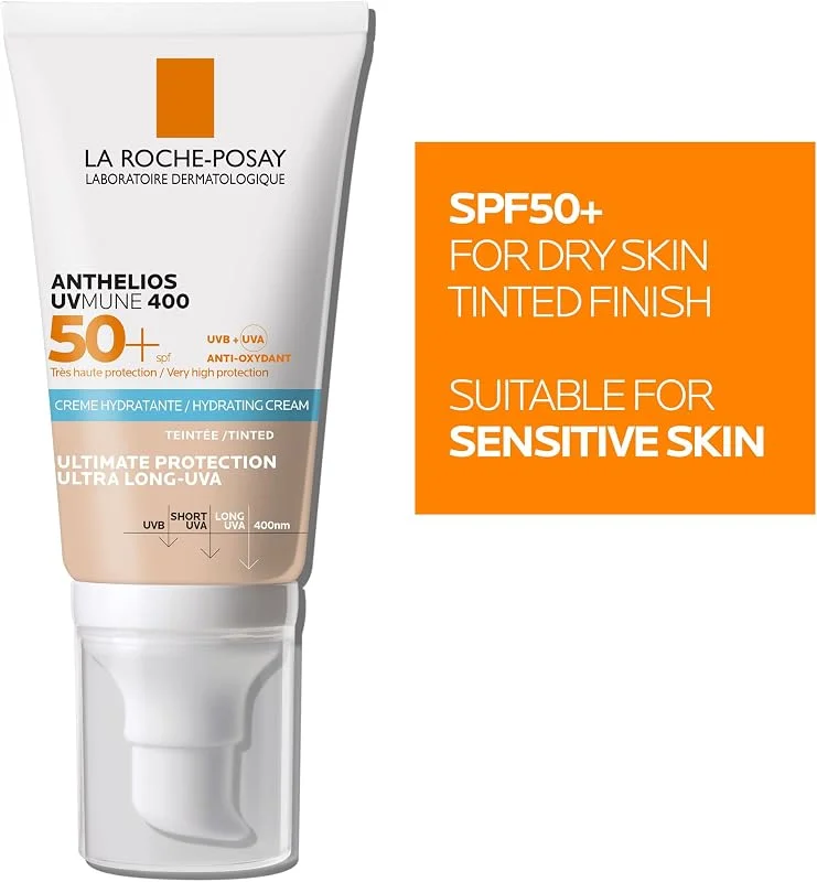 Anthelios Uvmune SPF+50 Hassas Ciltler İçin Yüksek Korumalı Renkli Yüz Güneş Kremi — Cilt bakımı