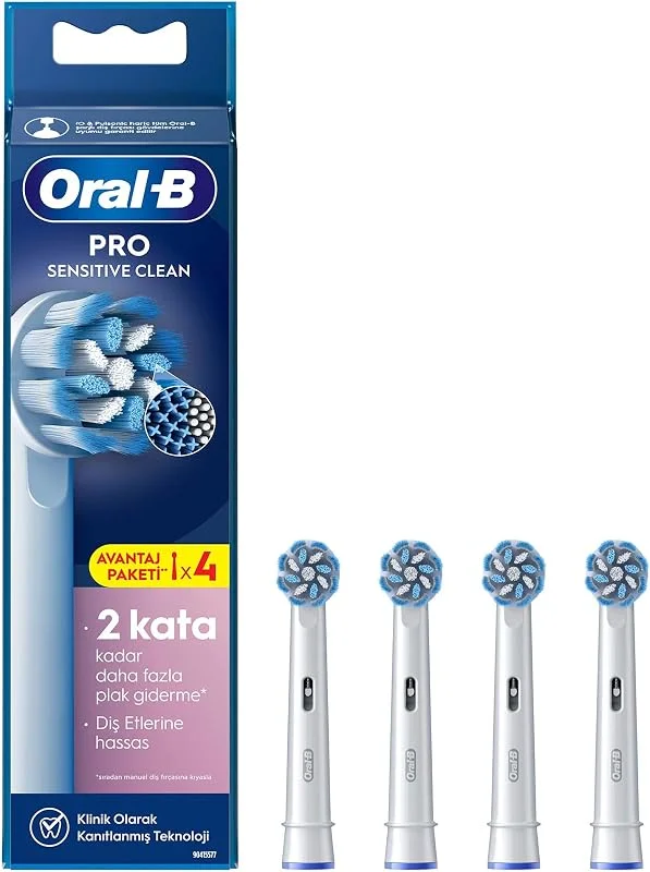 Oral-B Sensitive X-Filament Şarjlı Diş Fırçası Yedek Başlığı 4 Adet — Gıda takviyesi