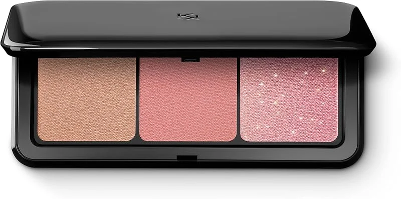 Kiko Milano Kiko Pudra Allık - Multi Finish Trio Blush & Bronzer Palette 02 - Mauve — Makyaj