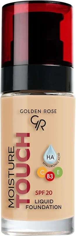 Golden Rose Moisture Touch Liquid Foundation SPF20 No: 110 Nemlendirici Etkili Fondöten — Makyaj