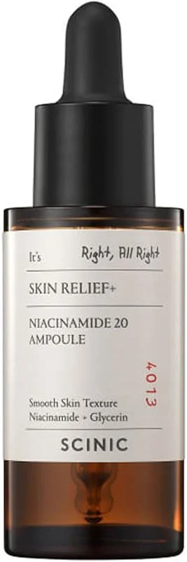 Scinic Skin Relief Niacinamide 20 Ampoule Gözenek ve Ton Eşitleyici Serum — Cilt bakımı