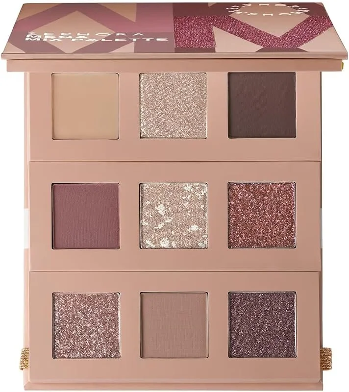 Sephora Mega Mix Palette-Yoğun Pigmenyli Uzun Süre Kalıcı Mat&Işıltılı&Parlak Bitişli Göz Far Paleti 8G — Makyaj
