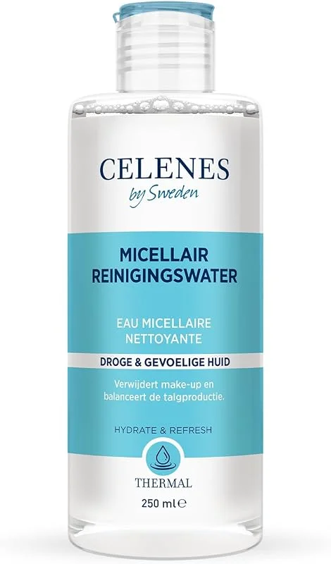 Celenes Thermal Misel Temizleme Suyu Kuru ve Hassas Ciltler (250 ml) — Cilt bakımı