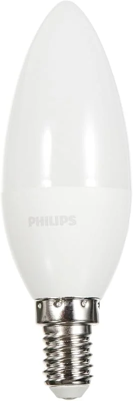Philips LEDCandle 40W B35 E14 Sarı Işık — Makyaj