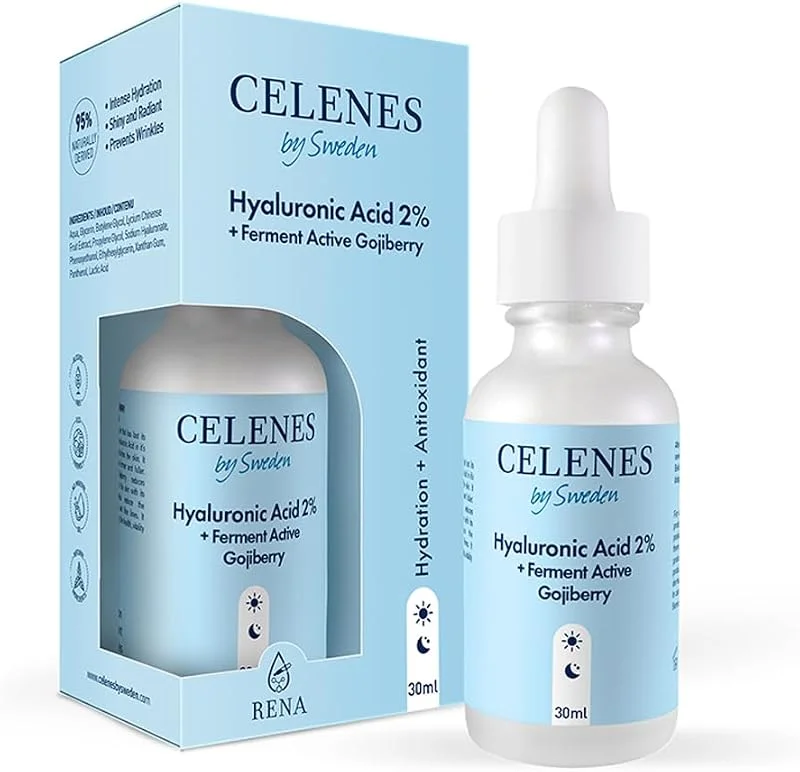 Celenes By Sweden Hyaluronic Acid 2% + Ferment Active Gojiberry Yüz Serumu — Cilt bakımı