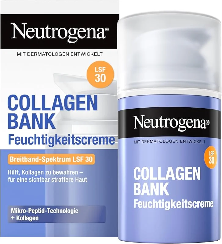Neutrogena Collagen Bank Geniş Spektrumlu SPF30 Nemlendirici Gündüz Kremi 50 Ml — Cilt bakımı