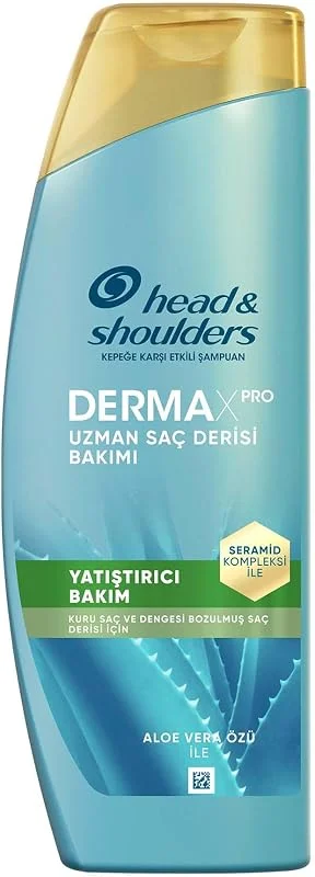 Head & Shoulders DermaXPro Yatıştırıcı Kepek Karşıtı Şampuan Kuru ve Kaşıntılı Saç Derisi için 300 ML — Saç bakımı