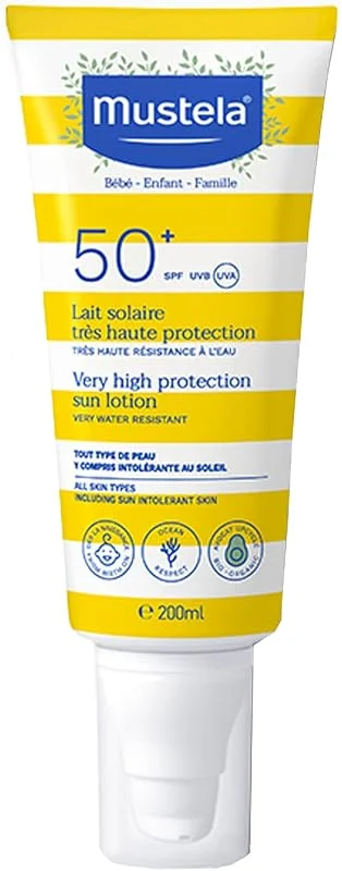 Mustela Very High Protection Sun Lotion SPF50 200 ML+ Must — Cilt bakımı