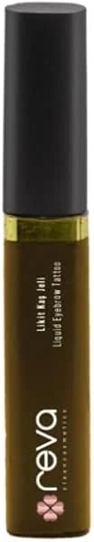 Koyu Kahverengi Likit Kaş Maskarası & Liquid Eyebrow Tattoo 5ml - No: 102 Vegan & Temiz Içerikli — Makyaj
