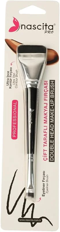 Nascita İnce Kontür ve Eyeliner Fırçası (Çift Taraflı) - 497 — Makyaj