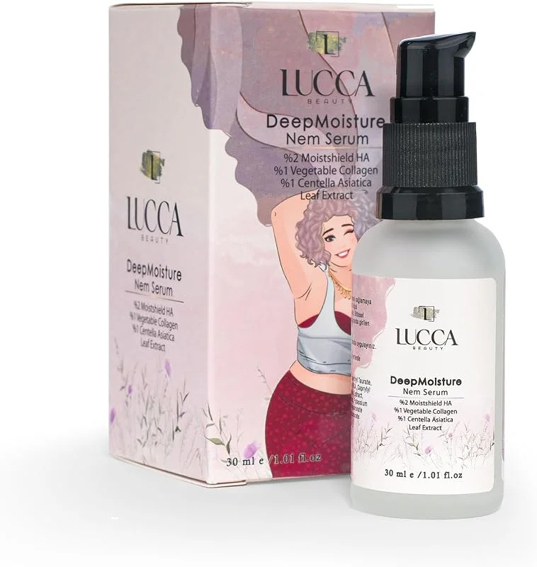 DeepMoisture Nemlendirici Serum – 8 Moleküllü Hyaluronik Asit, Provitamin B5 ve Bitkisel Kolajen İçerikli, Vegan Cilt Serumu, 30ml — Cilt bakımı