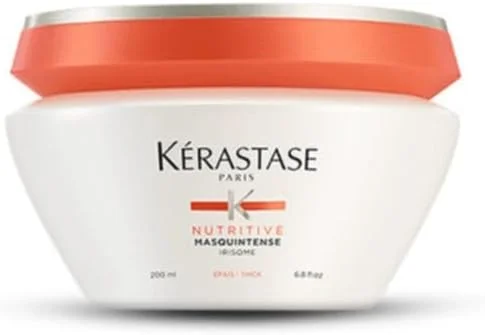 Kerastase Nutritive Masquintense Thick, Kalın Telli Kuru Saçlar İçin Nem Maskesi, 200 ml Çiçekli Beyaz — Saç bakımı