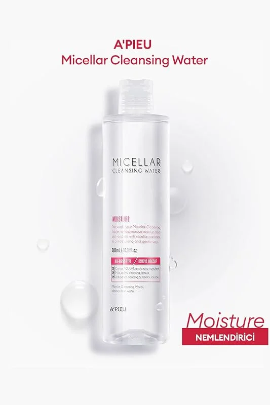 Missha Nemlendirici Etkili Micellar Makyaj Temizleme Suyu Apıeu Micellar Cleansing Water (MOİSTURE) 300ml, 8809530066874 — Cilt bakımı