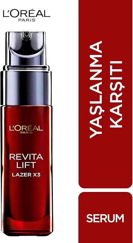 L'Oreal Paris Revitalift Lazer X3 Yaşlanma Karşıtı Yüz Serumu 30 ml — Cilt bakımı