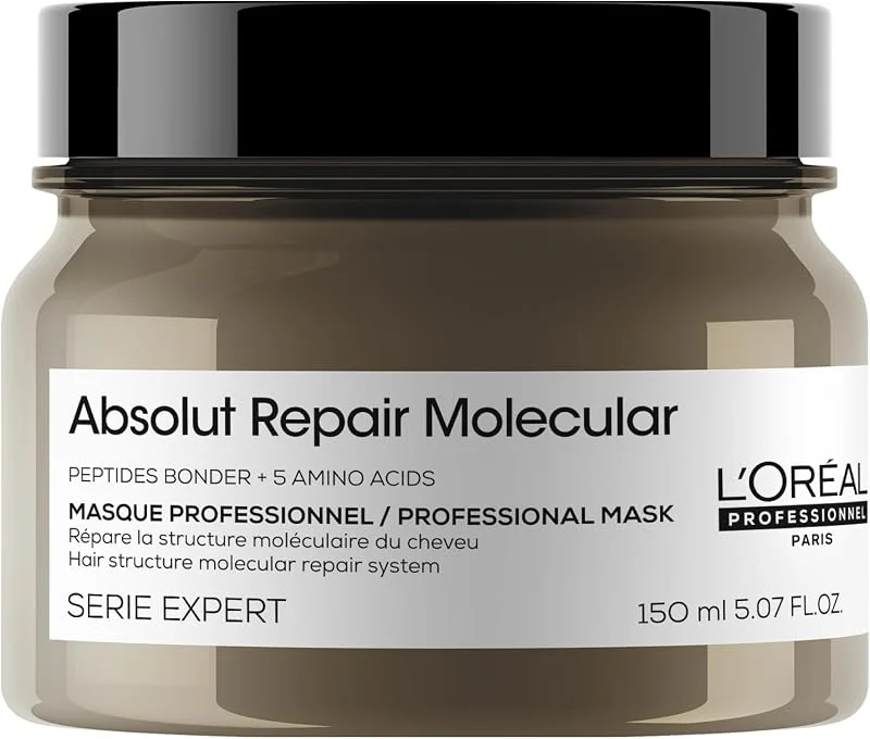 L'Oréal Professionnel Paris Serie Expert Absolut Repair Molecular Yıpranmış Saçlar İçin Durulanmayan Maske 150 Mililitre — Saç bakımı
