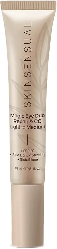 Skin Sensual Magic Eye Duo Repair & CC Göz Altı Kapatıcısı 15 ml, Onarıcı & Aydınlatıcı, Light to Medium — Cilt bakımı
