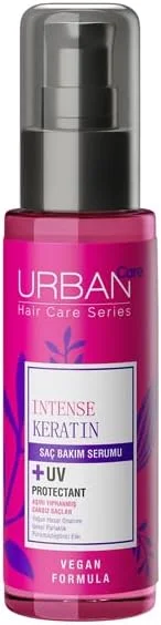URBAN Care Intense Keratin Aşırı Yıpranmış Cansız Saçlara Özel Saç Bakım Serumu 75 ml- Vegan — Saç bakımı
