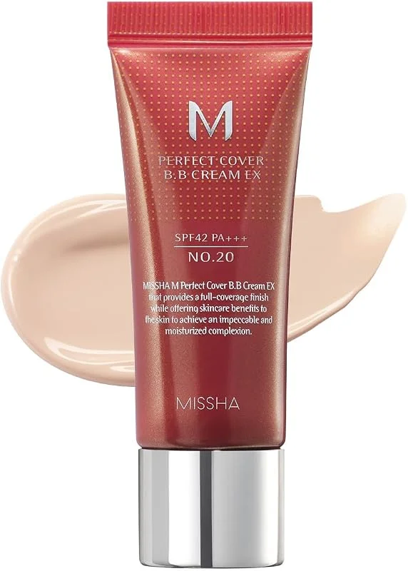 MISSHA Mükemmel Kapatıcılık Sunan Çok Fonksiyonlu M Perfect Cover BB Cream Ex SPF42 PA+++ No.20 (20ml) — Makyaj