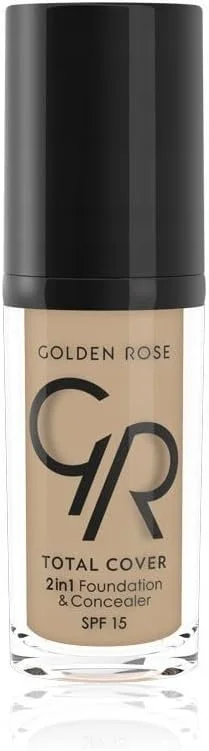 Golden Rose Total Cover 2si1 Arada Kapatıcı ve Fondöten No: 06 Taupe - 30 ml — Makyaj