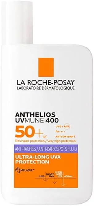 La Roche-Posay ANTHELIOS UVMune 400 Anti-Dark Spots Fluid SPF50+ Yüz Güneş Kremi 50 ml — Cilt bakımı