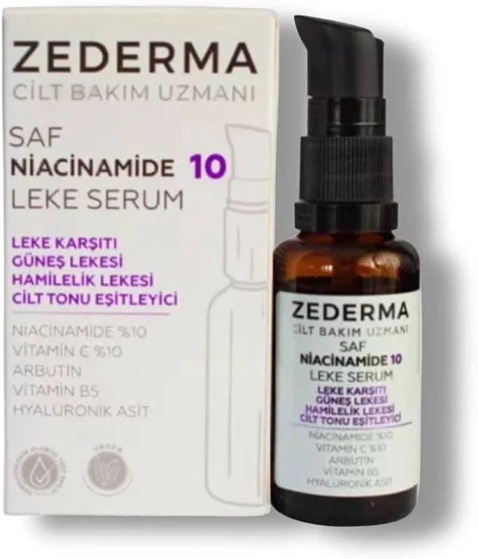 ZEDERMA NİACİNAMİDE 10 LEKE SERUM — Cilt bakımı