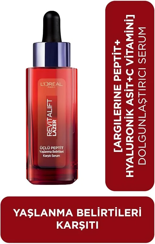 L'Oreal Paris Revitalift Lazer Yaşlanma Belirtileri Karşıtı Üçlü Peptit Bakım Serumu — Cilt bakımı
